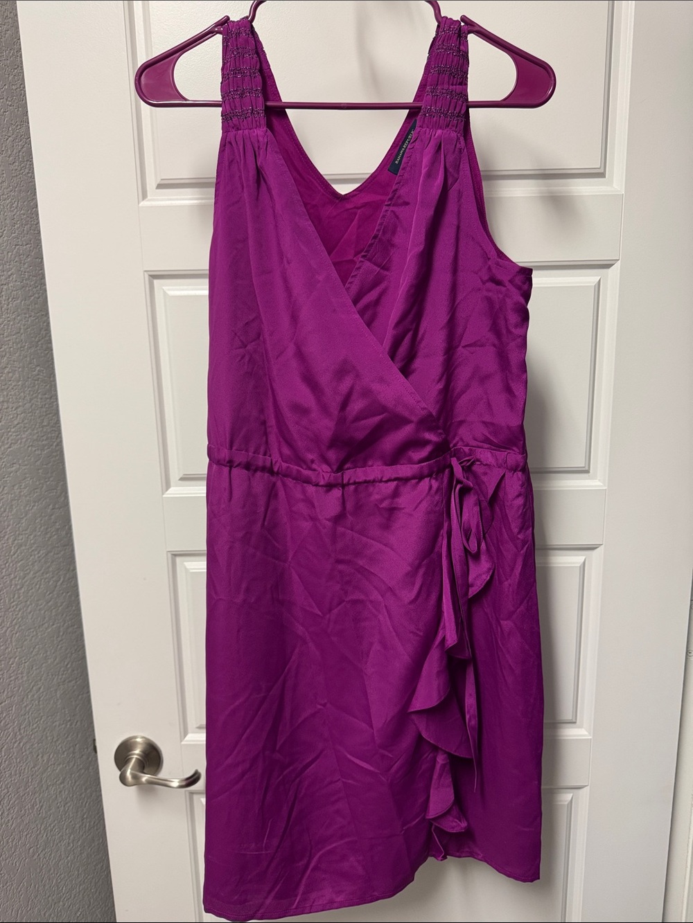 Banana Republic Sleeveless Dress in Magenta